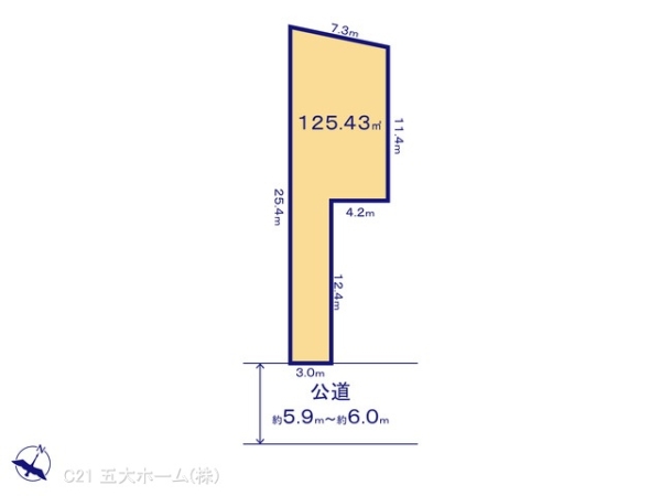 松戸市上本郷の売土地