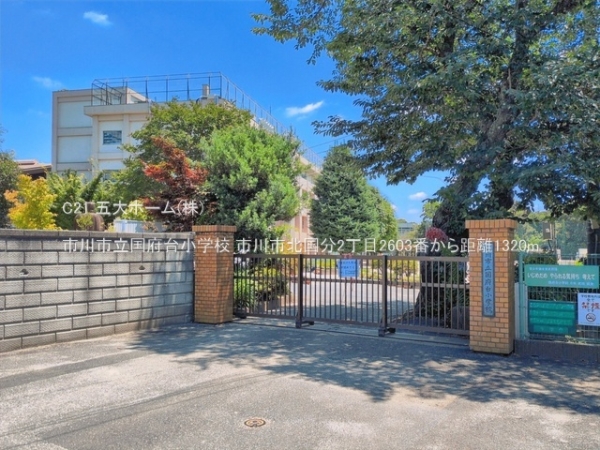 市川市北国分２丁目の土地(市川市立国府台小学校)