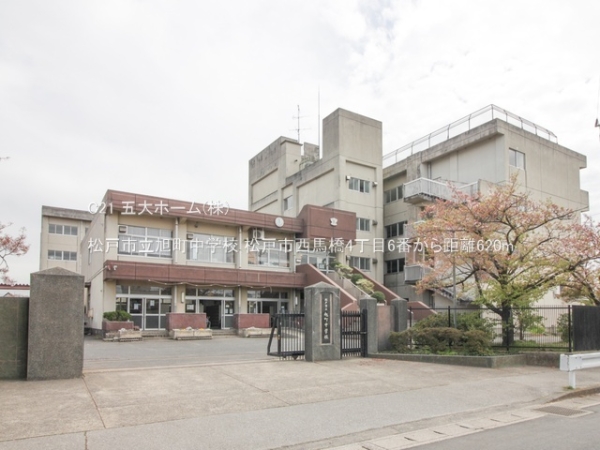 松戸市西馬橋４丁目の新築一戸建(松戸市立旭町中学校)