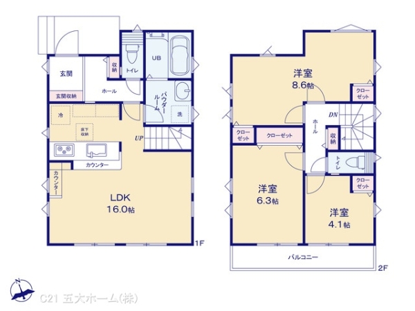 市川市宮久保２丁目の新築一戸建