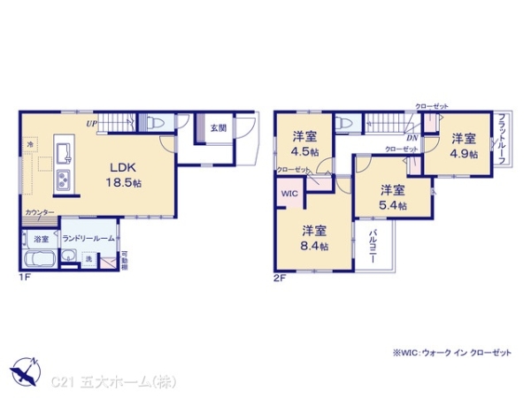 市川市原木３丁目の新築一戸建