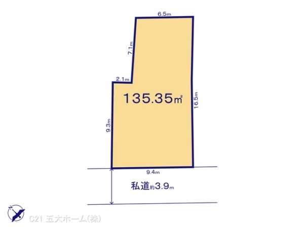 市川市曽谷4丁目の売土地