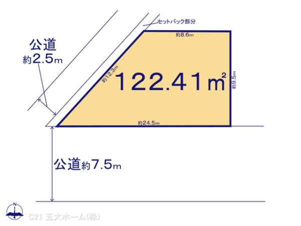 市川市大野町4丁目の売土地