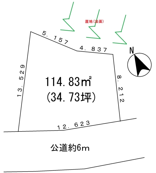 松戸市上本郷の土地