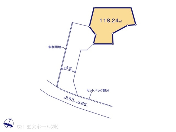 松戸市河原塚の土地