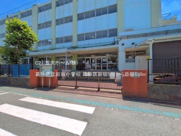 葛飾区新宿１丁目の新築一戸建(葛飾区立新宿小学校)