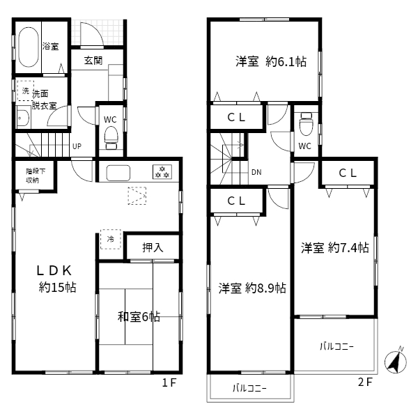 松戸市小金原７丁目の中古一戸建て