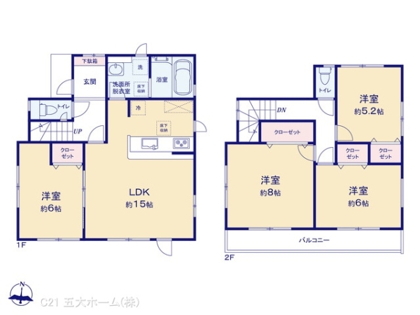 松戸市六実３丁目の中古一戸建て