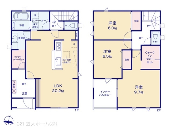 野田市谷津の新築一戸建
