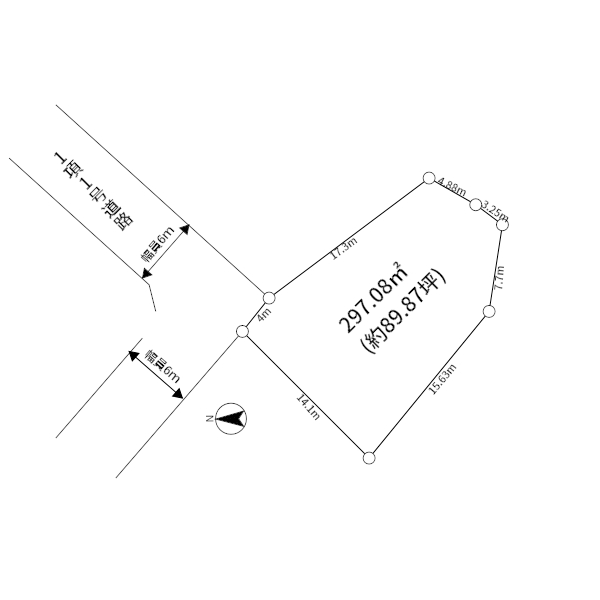 柏市布施新町2丁目　土地
