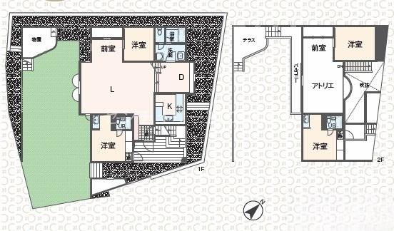 八王子市めじろ台建築条件なし土地・全1区画