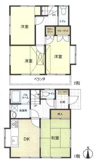 八王子市上壱分方町の中古一戸建て
