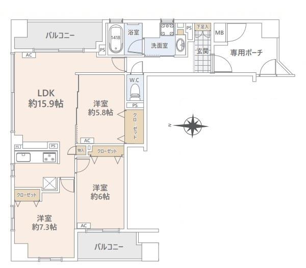 リッツタワー八王子 中古マンション