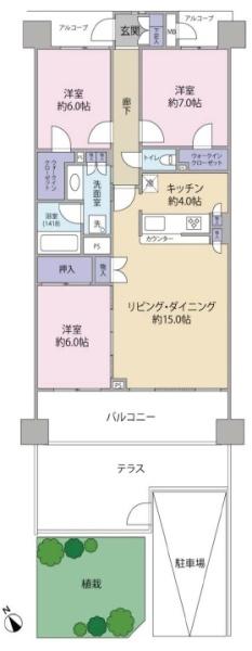 マイキャッスル高尾ピーズコート　中古マンション