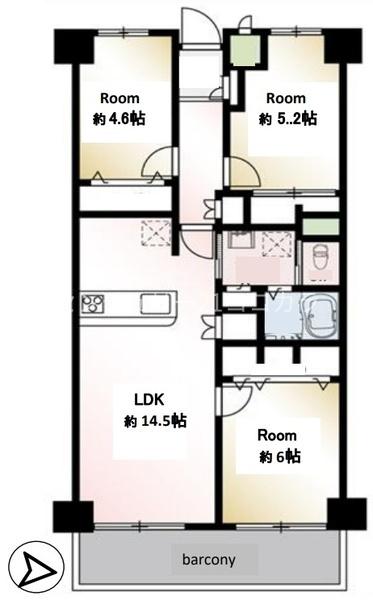 高尾パークハイツＡ棟　中古マンション