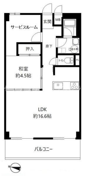 高尾パークハイツＡ棟　中古マンション