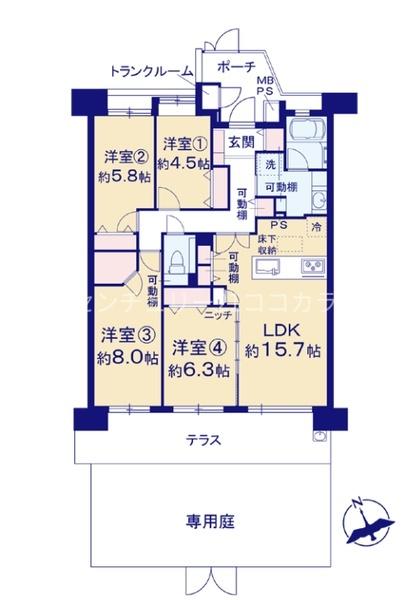 ライオンズヴィラッジオ5000　中古マンション