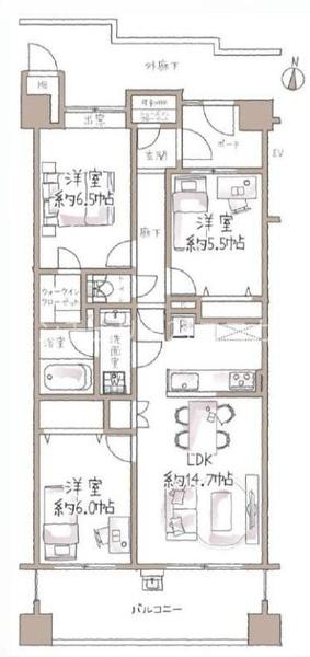 シーズガーデン八王子　中古マンション