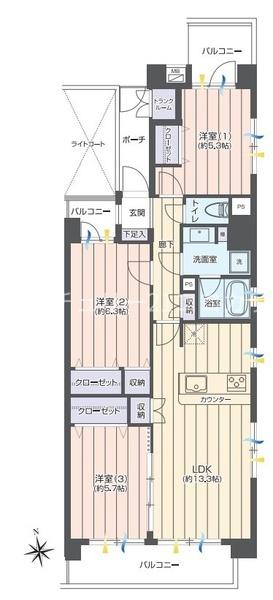 ダイアパレス京王堀之内壱番館 中古マンション