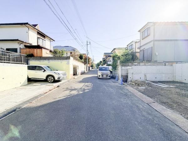 八王子市丸山町の土地(前面道路含む現地写真)