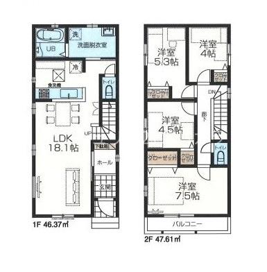 八王子市楢原町　新築一戸建て・1期