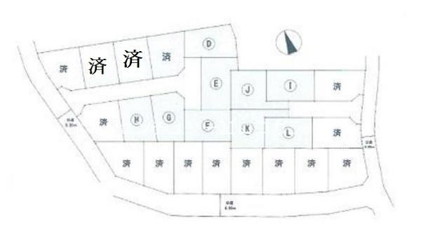 八王子市川口町　土地　F区画　建築条件なし