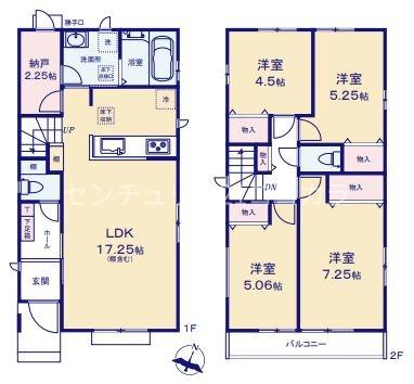 八王子市四谷町　新築一戸建て　1号棟
