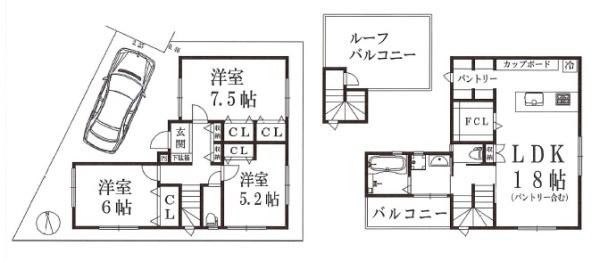 八王子市大楽寺町　新築一戸建て