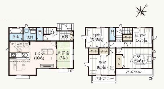八王子市石川町　新築一戸建て・全16区画　2号棟