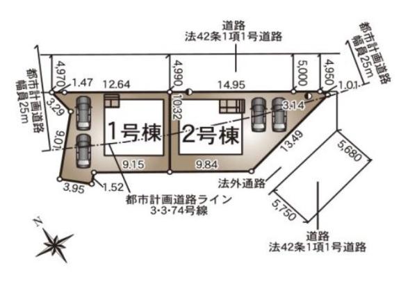 八王子市犬目町　新築一戸建て　2号棟