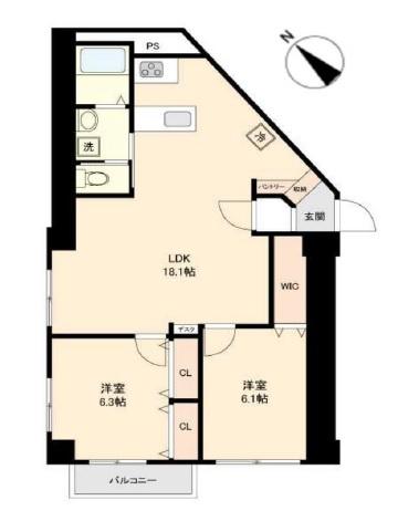 西八王子ハイツＢ棟　中古マンション