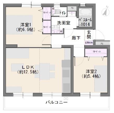 松が谷団地6-2号棟　中古マンション