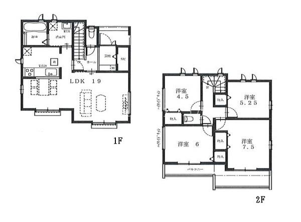 八王子市めじろ台　新築一戸建て・全2棟　1号棟