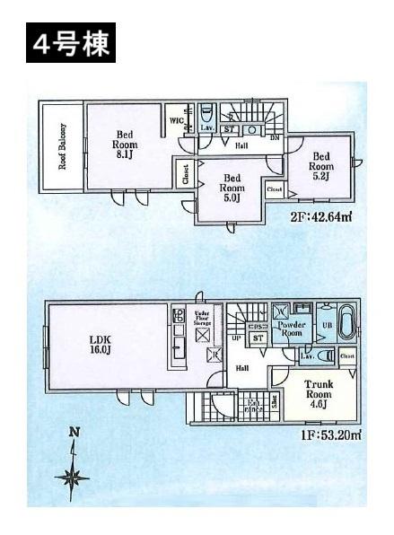 八王子市川口町　新築一戸建て　4号棟