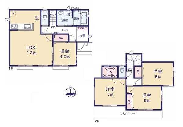八王子市緑町　新築一戸建て・全7棟　C号棟