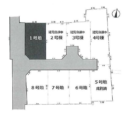 八王子市中山　土地　1号地　建築条件付