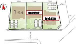 八王子市小宮町　新築一戸建て　全3棟　1号棟