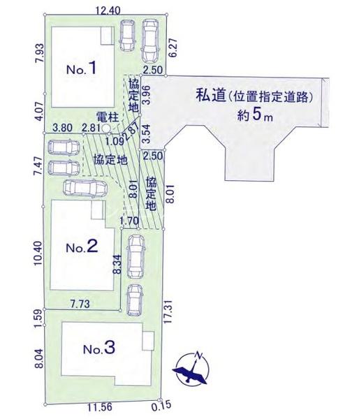 八王子市長房町の新築一戸建て・全3棟　2号棟