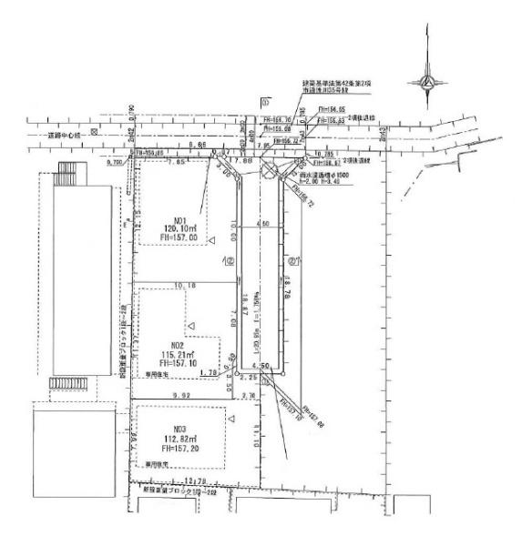 八王子市東浅川町　土地　3区画　建築条件付