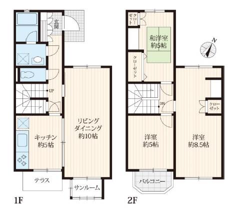 テラスハウスA松が谷　中古マンション