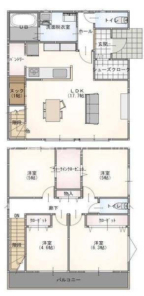 八王子市絹ケ丘１丁目の新築一戸建