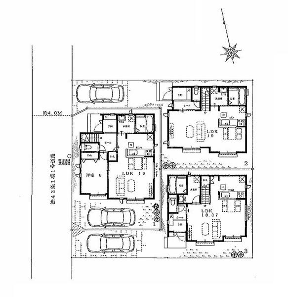 八王子市北野町　新築一戸建て・全3棟　2号棟