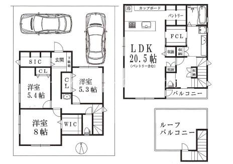 八王子市清川町の新築一戸建