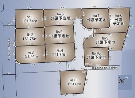 八王子市川口町　土地　全11区画　11区画　建築条件なし
