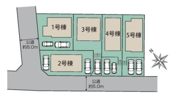 八王子市堀之内　新築一戸建て　3号棟