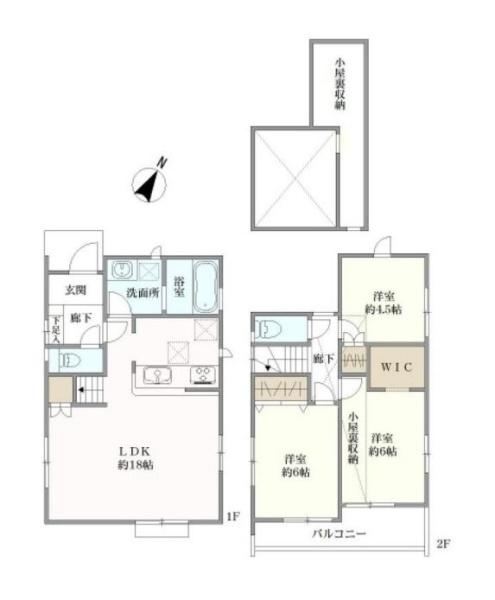 八王子市散田町　新築一戸建て・全2棟　1号棟