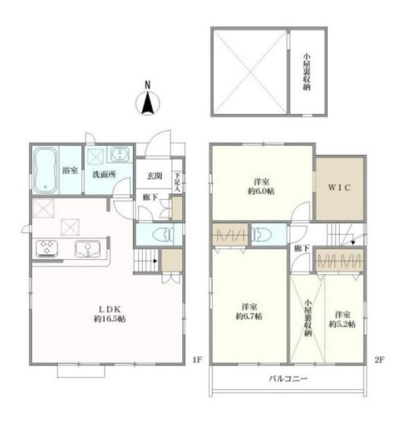 八王子市散田町　新築一戸建て・全2棟　2号棟