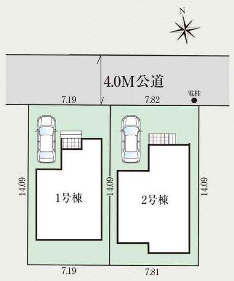 八王子市清川町　新築一戸建て・全2棟　1号棟