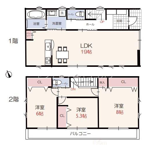 八王子市丸山町　土地　建築条件付き・全2区画　B区画