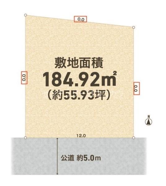 八王子市元八王子町　土地・全1区画　建築条件無し
